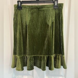 Umgee Velvet Skirt, Size M, never worn